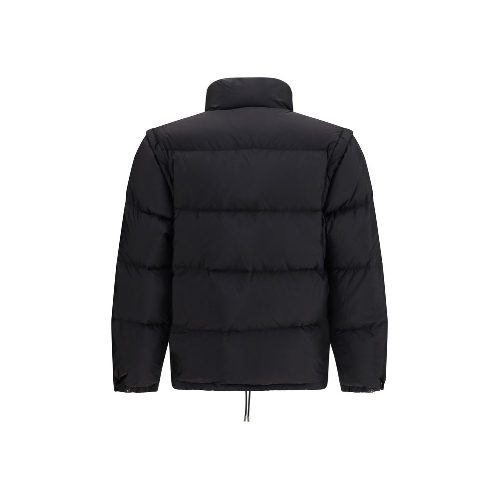 Prada Black Puffer Jacket Re-Nylon with Triangle Logo