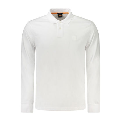 Hugo Boss Bianco Cotton Men's Polo - White