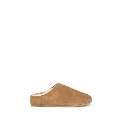 UGG Elea Slip-On Mules Beige Leather EU36/US6 to EU41/US11