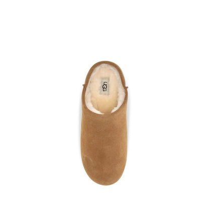 UGG Elea Slip-On Mules Beige Leather EU36/US6 to EU41/US11