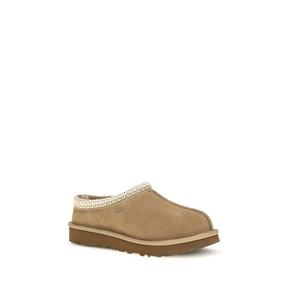 UGG Tasman II Mules - Beige Leather