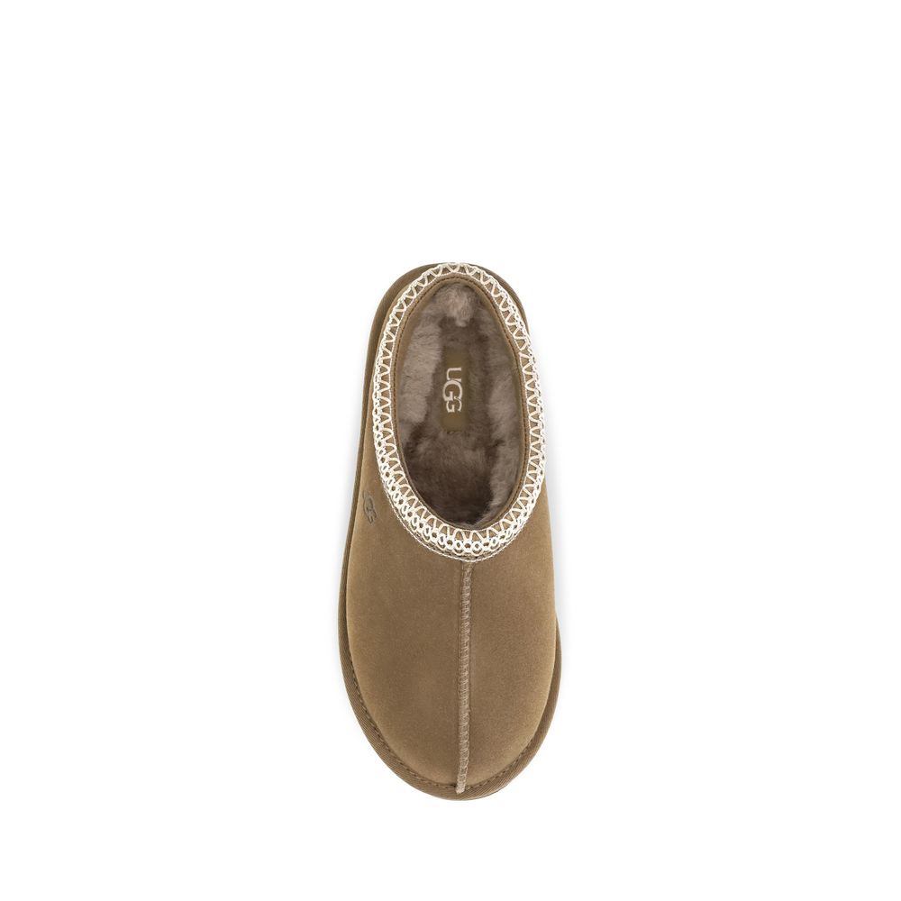 UGG Tasman II Mules - Beige Leather