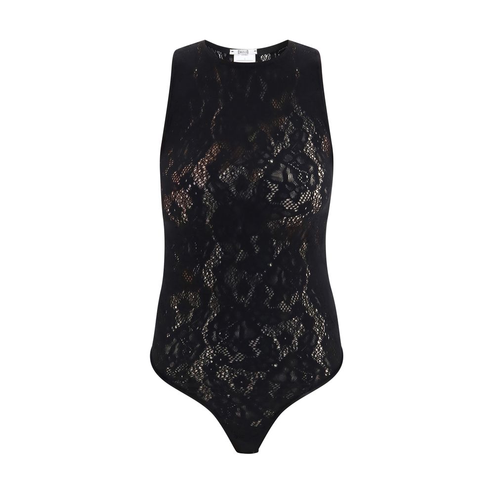 Wolford Black Infinite Rose Bodysuit