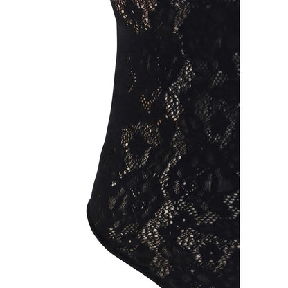 Wolford Black Infinite Rose Bodysuit