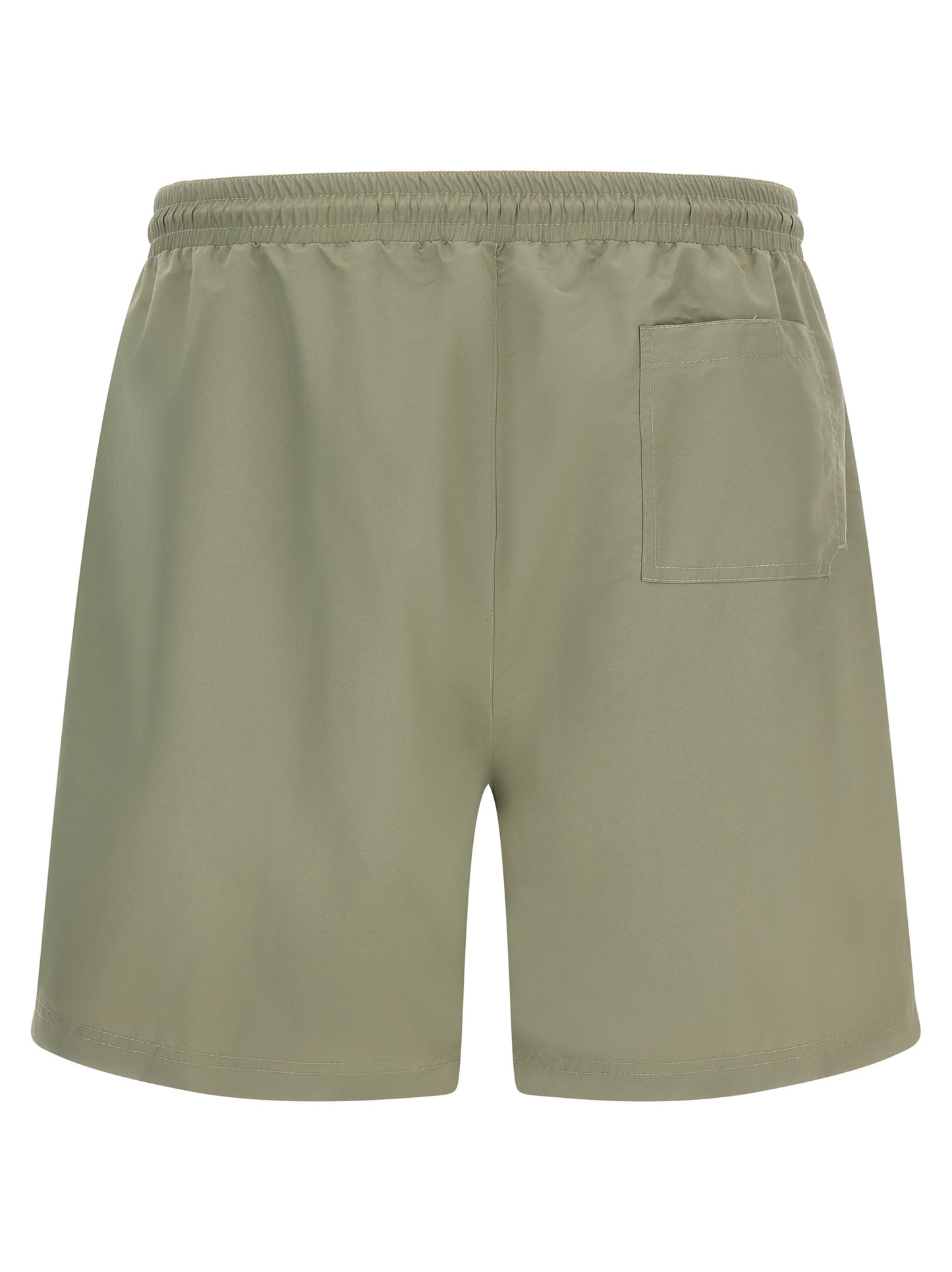 Brunello Cucinelli Bicolor Polyester Swim Shorts in Olive Green - XL