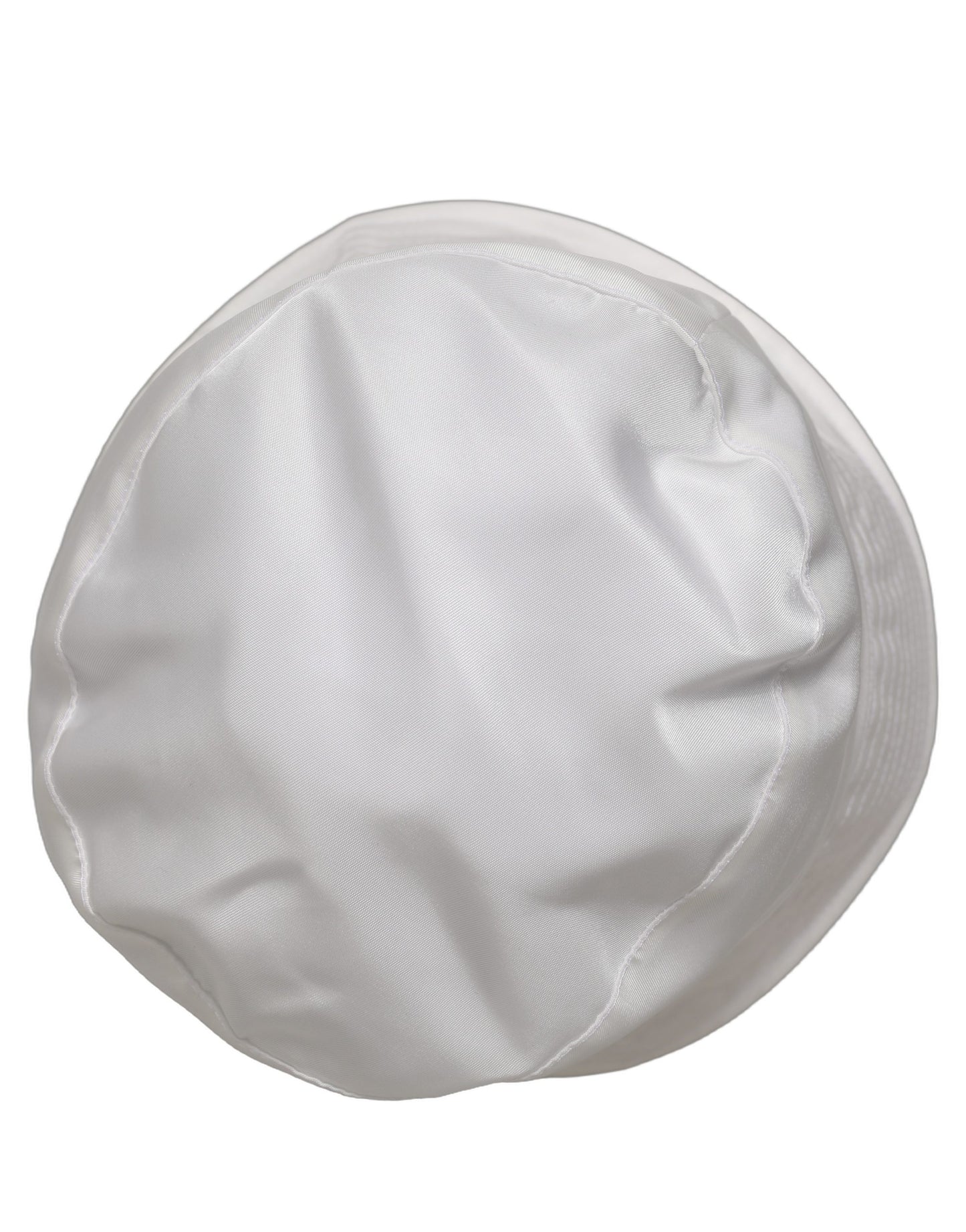 Dolce & Gabbana Men White Nylon Wide Brim Bucket Hat