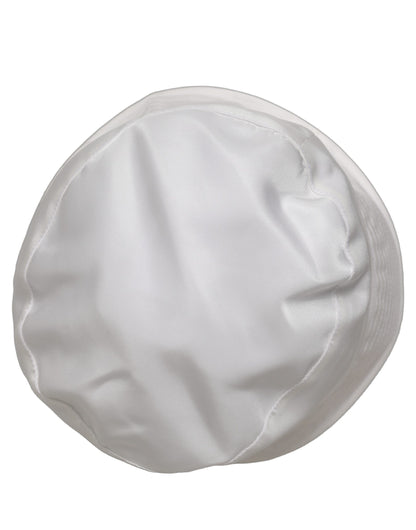 Dolce & Gabbana Men White Nylon Wide Brim Bucket Hat