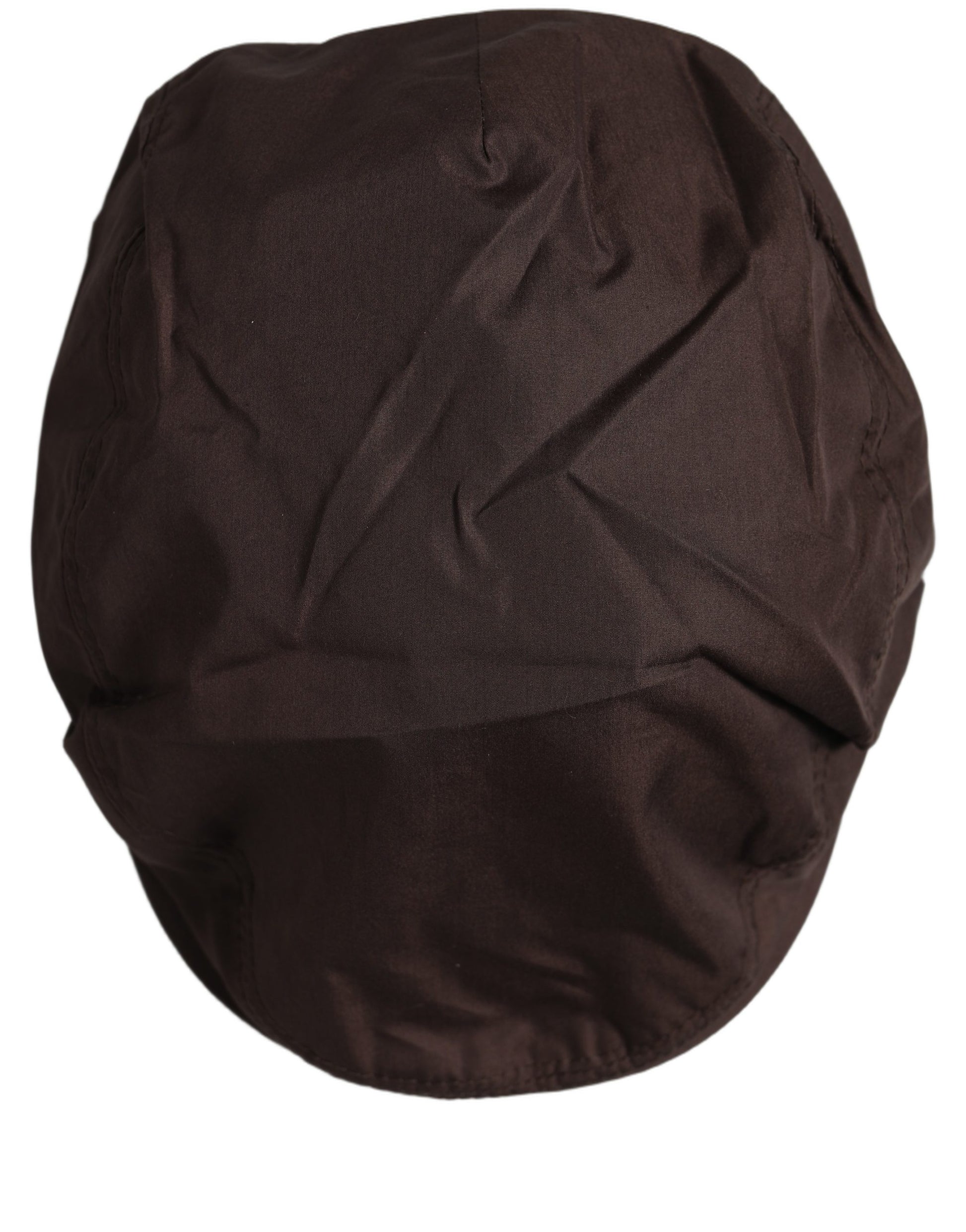 Dolce & Gabbana Men Brown Cotton and Silk Newsboy Cap