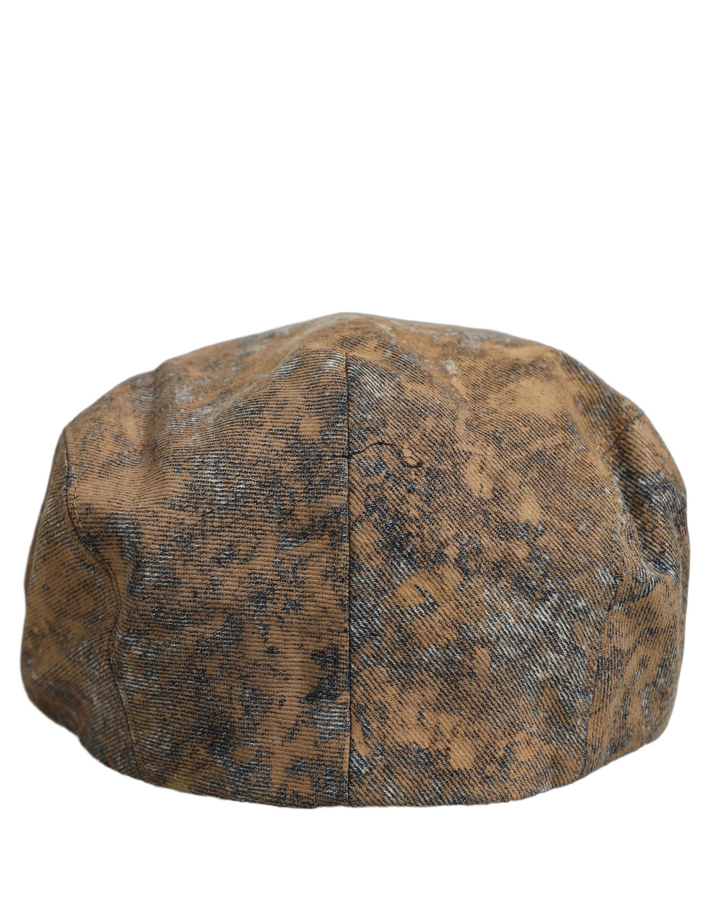 Dolce & Gabbana Men Brown Cotton Newsboy Cap