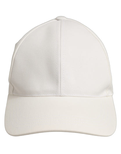 Dolce & Gabbana Men White Cotton Baseball Cap