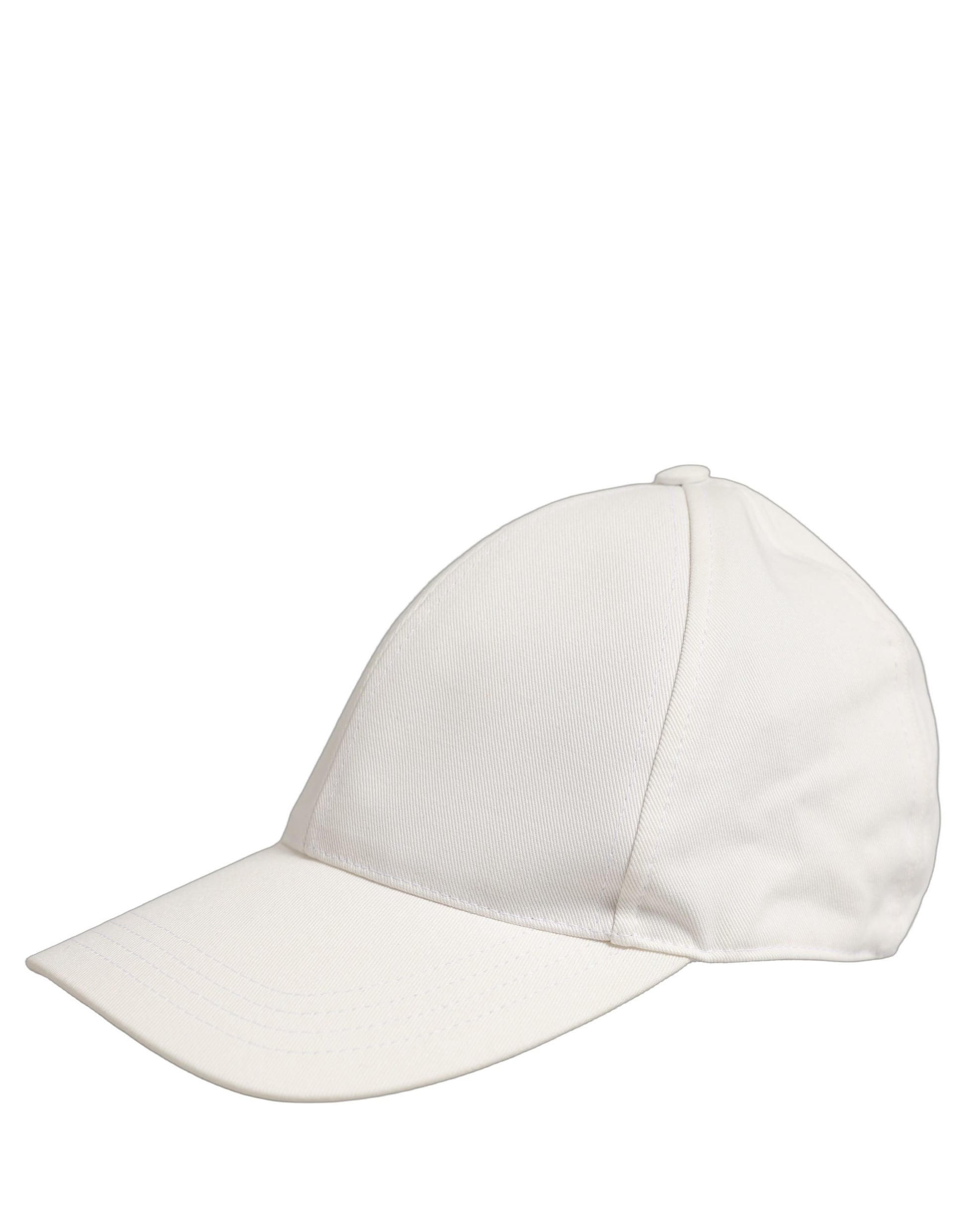 Dolce & Gabbana Men White Cotton Baseball Cap