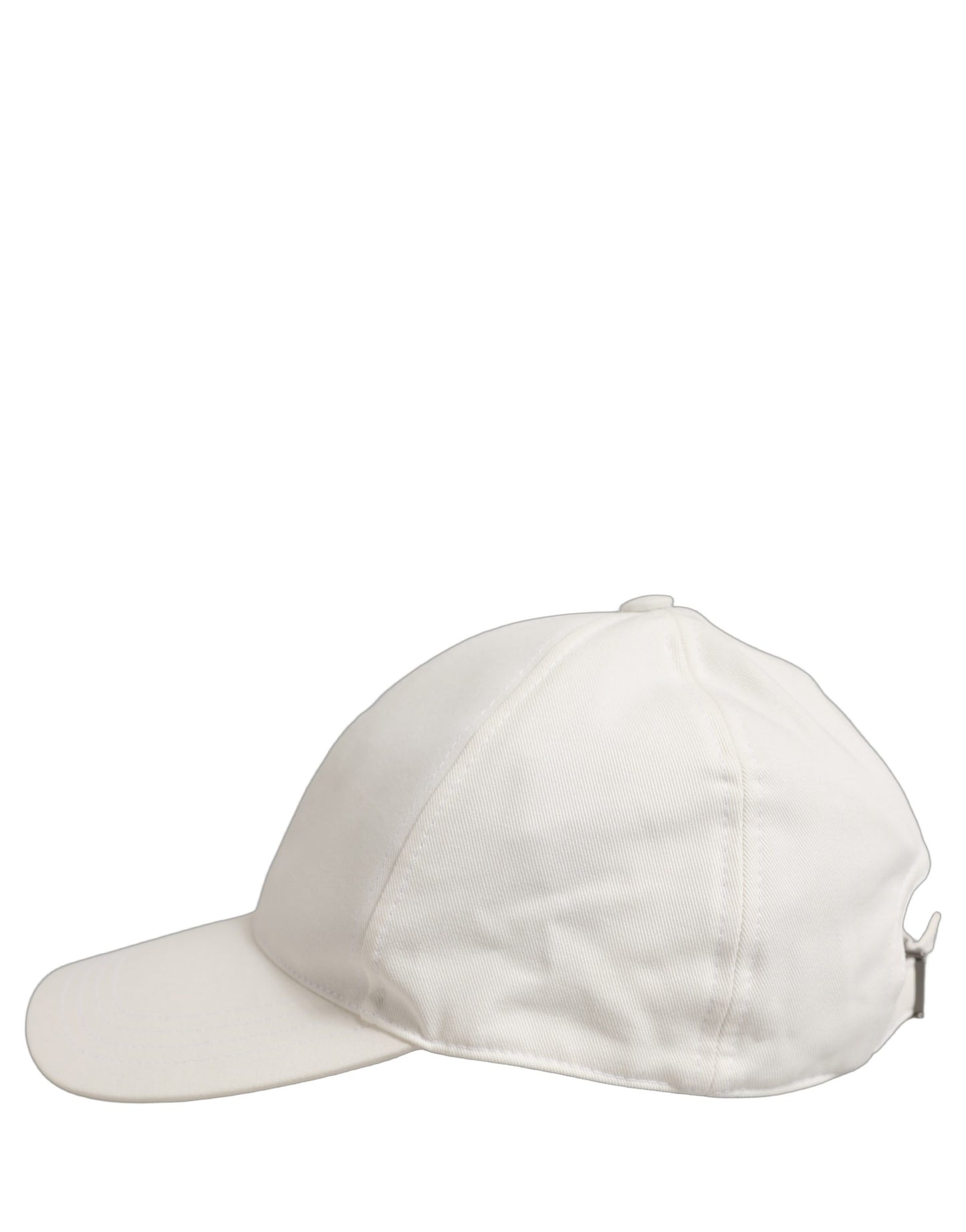 Dolce & Gabbana Men White Cotton Baseball Cap