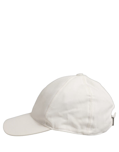 Dolce & Gabbana Men White Cotton Baseball Cap