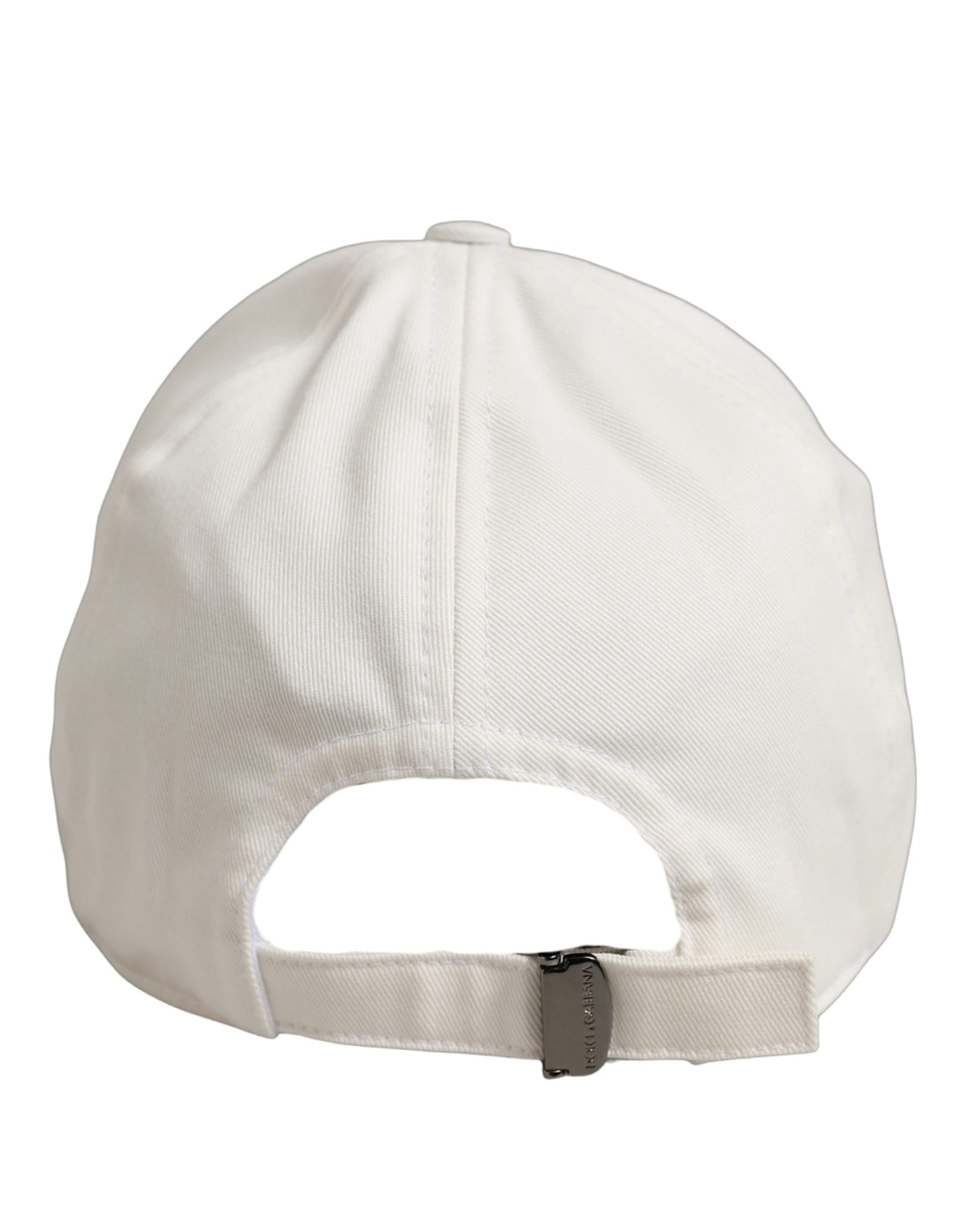 Dolce & Gabbana Men White Cotton Baseball Cap