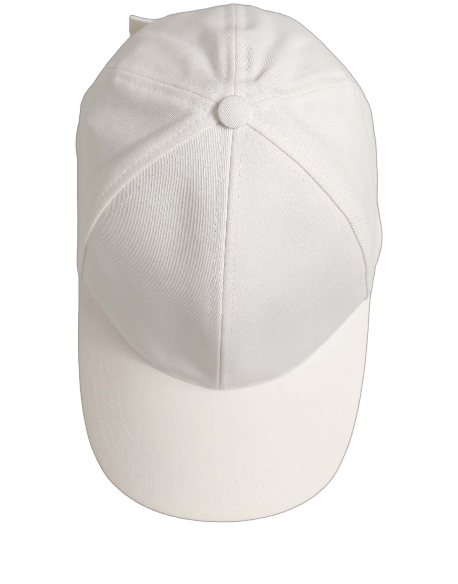 Dolce & Gabbana Men White Cotton Baseball Cap