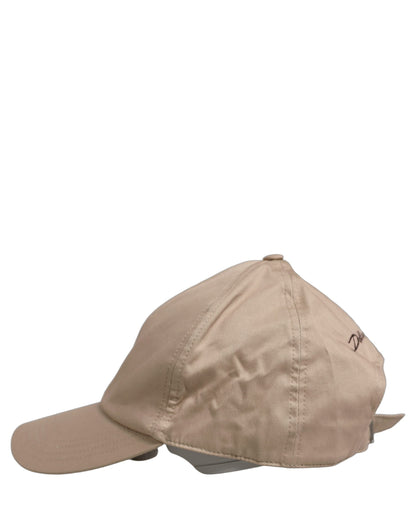 Dolce & Gabbana Beige Cotton Stretch Baseball Cap Hat