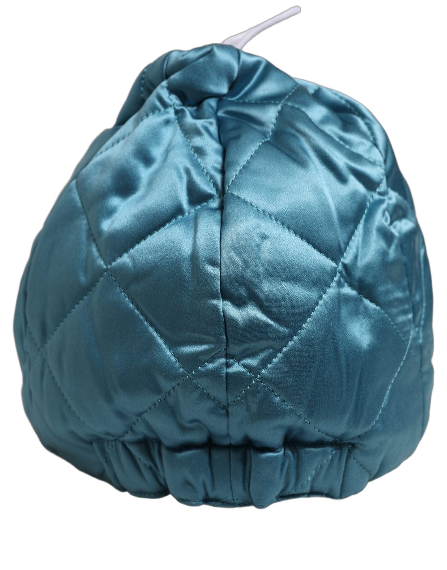 Dolce & Gabbana Men Teal Quilted Baseball Cap