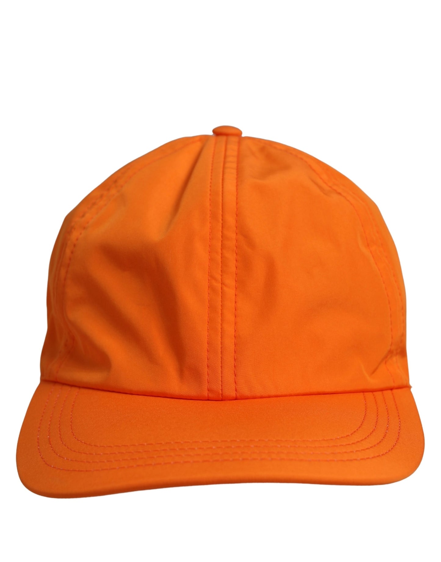 Dolce & Gabbana Men’s Orange Polyester Baseball Cap with Adjustable Strap