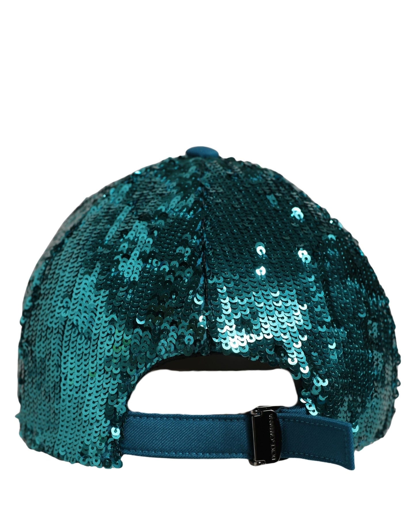 Dolce & Gabbana Green Cotton Sequin Baseball Cap
