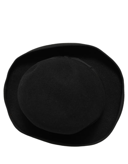 Dolce & Gabbana Men Black Rabbit Fur Felt Bowler Hat