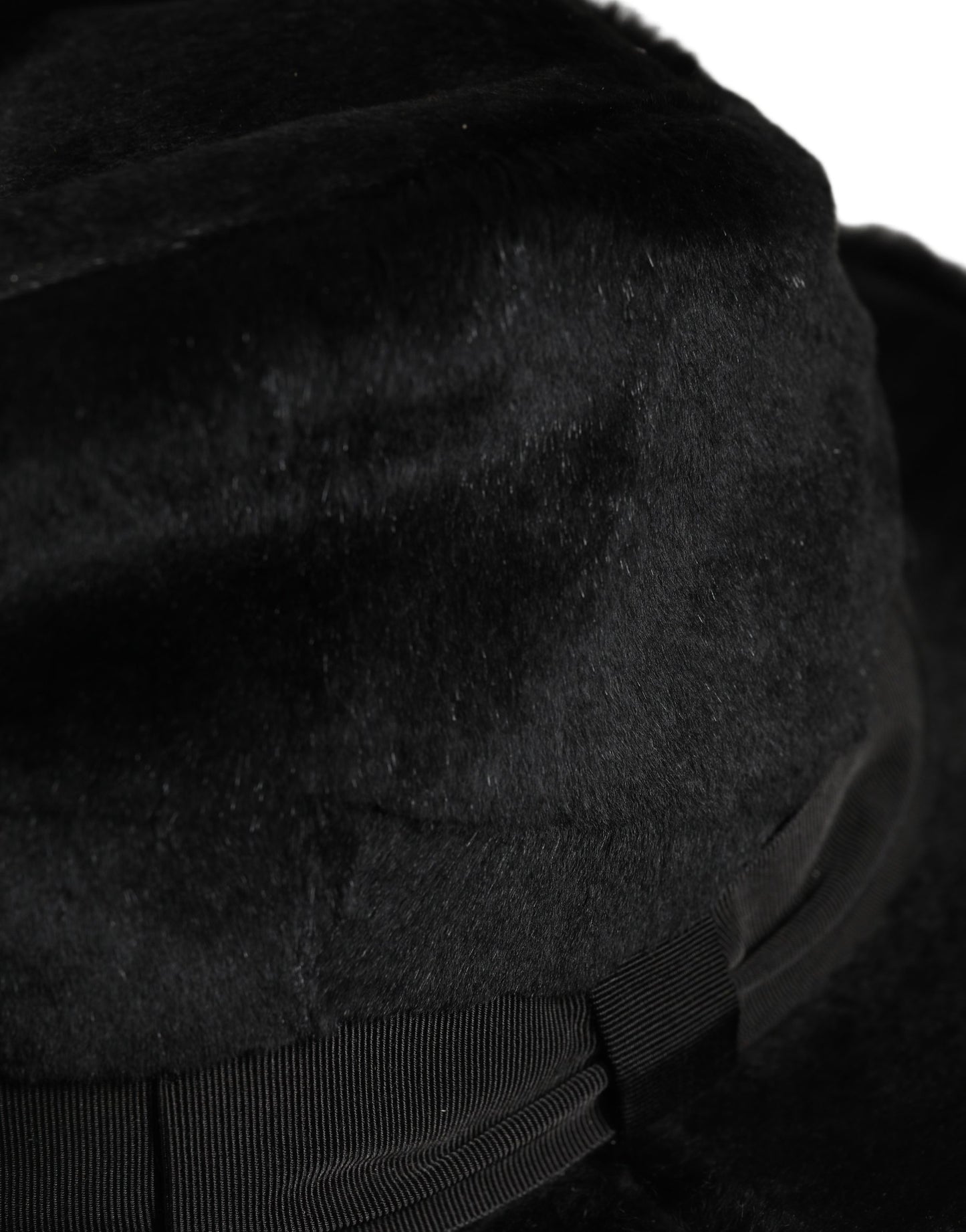 Dolce & Gabbana Men Black Classic Wide Brim Fedora Hat
