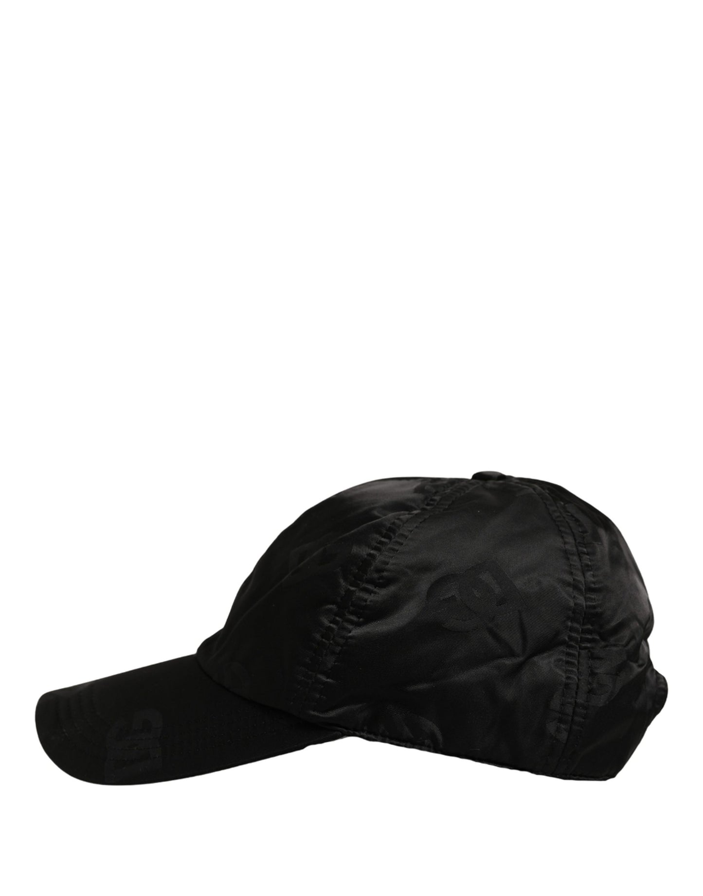 Dolce & Gabbana Men Black DG Monogram Baseball Cap