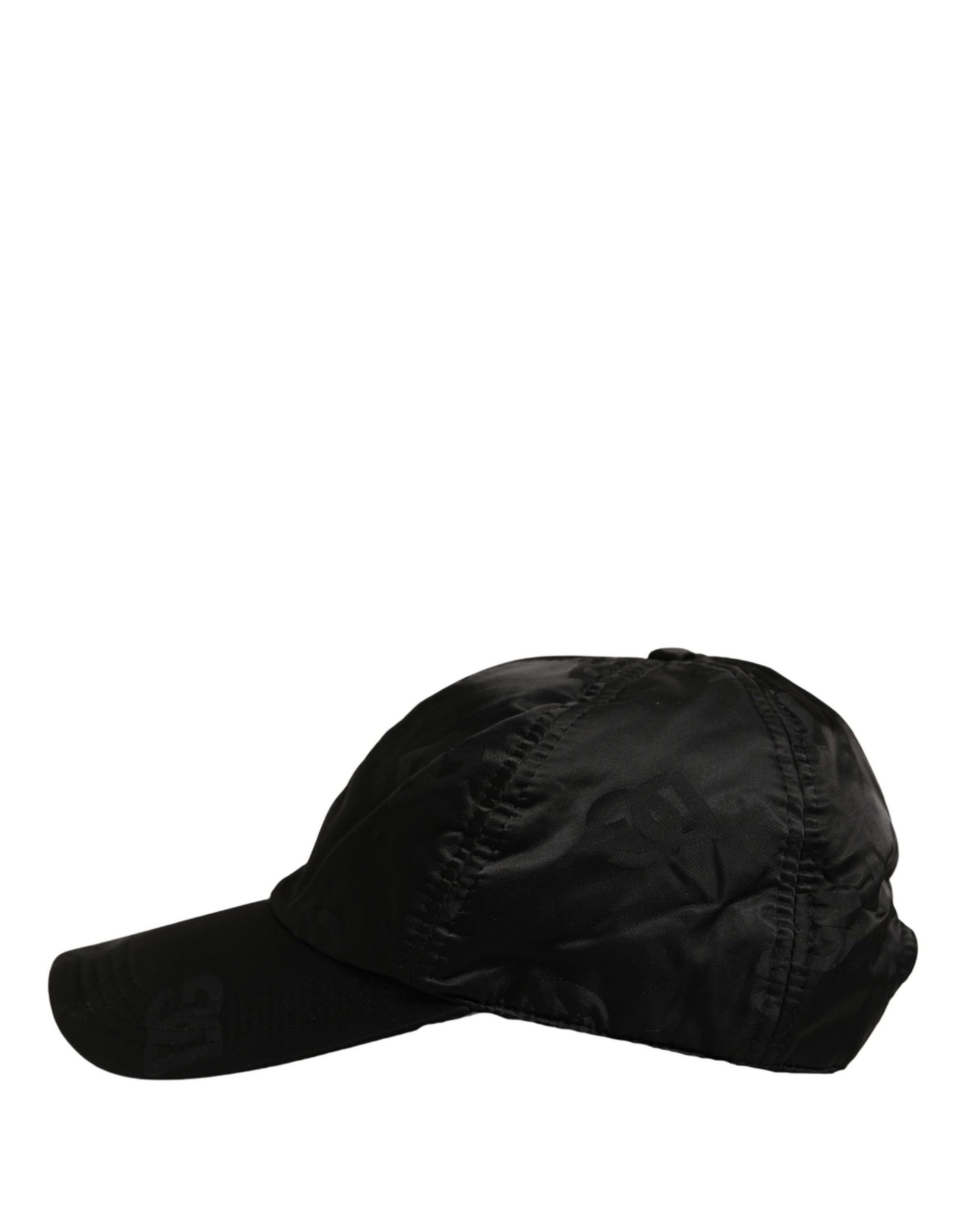 Dolce & Gabbana Men Black DG Monogram Baseball Cap