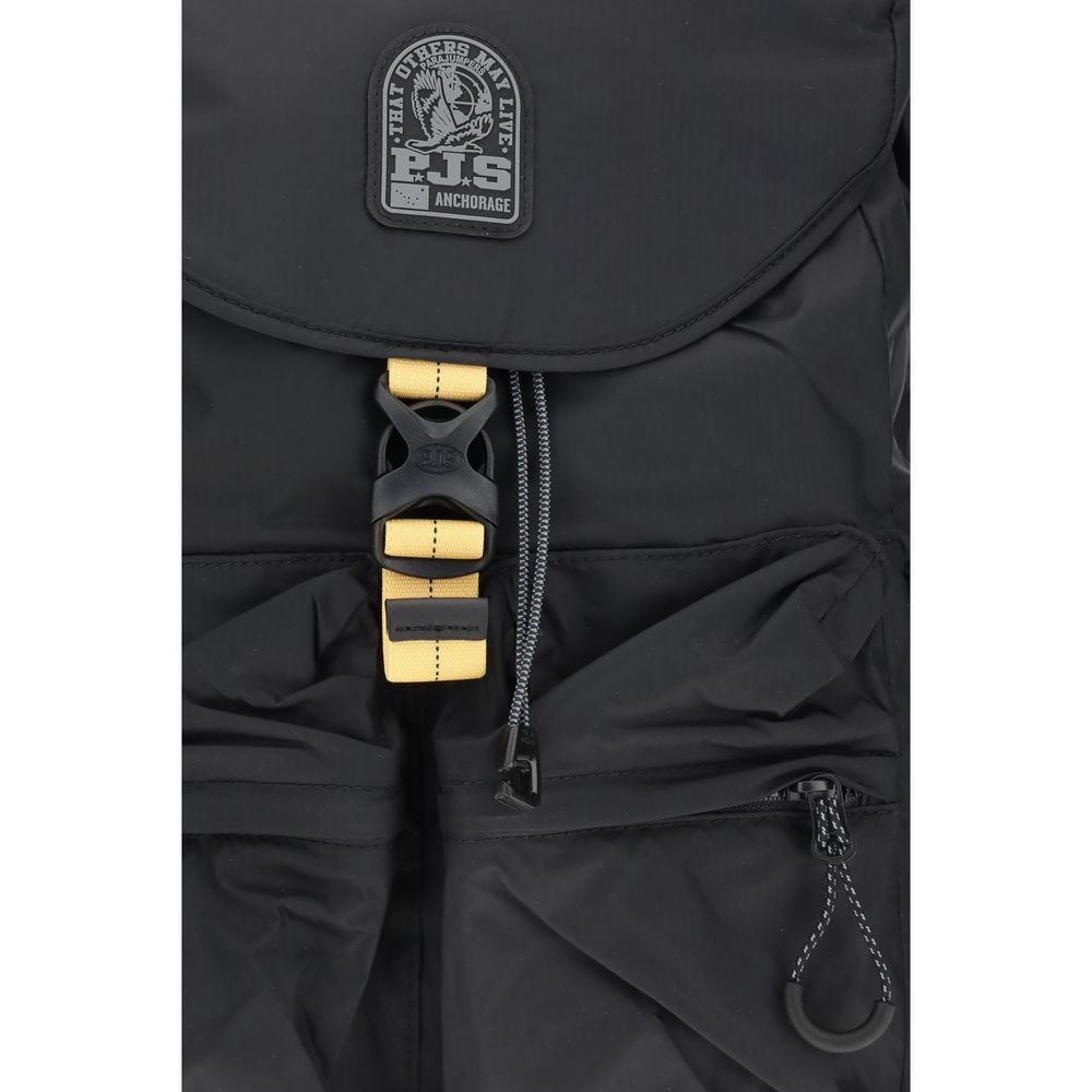 Parajumpers Black Nylon Backpack