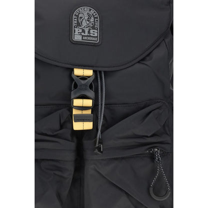 Parajumpers Black Nylon Backpack