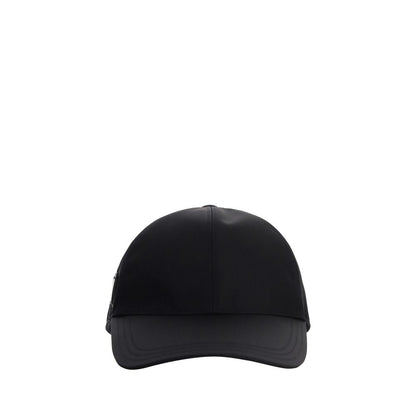 Prada Black Recycled Polyamide Baseball Cap