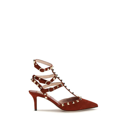 Valentino Garavani Multicolor Suede Leather High Heel Pumps