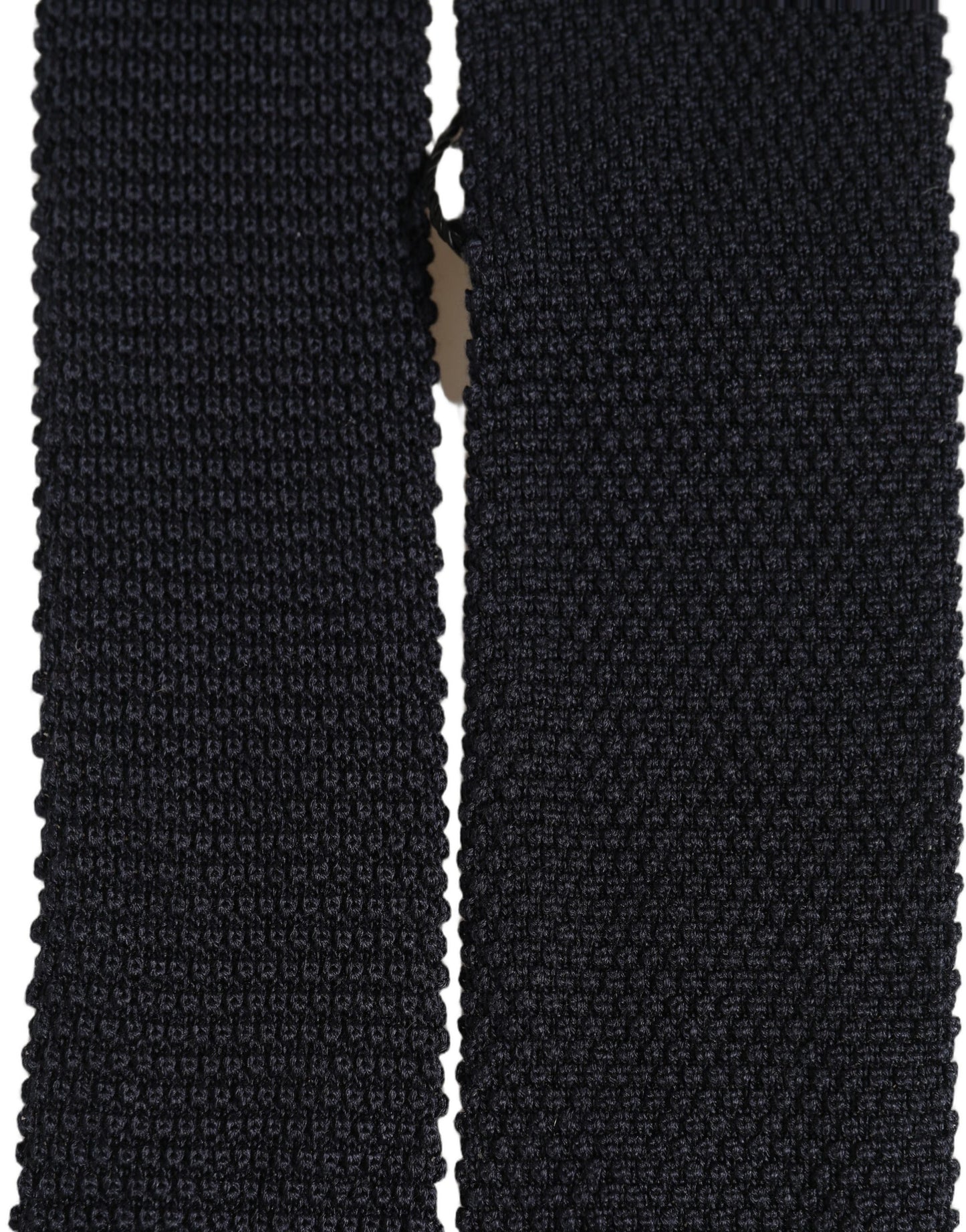 Dolce & Gabbana Men Black 100% Silk Adjustable Tied Necktie