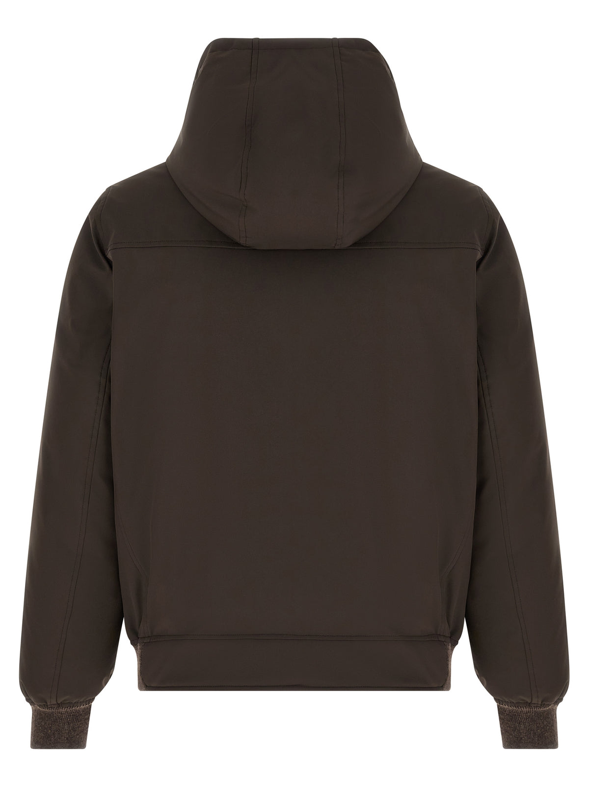 Brunello Cucinelli Brown Polyamide Full-Length Jacket