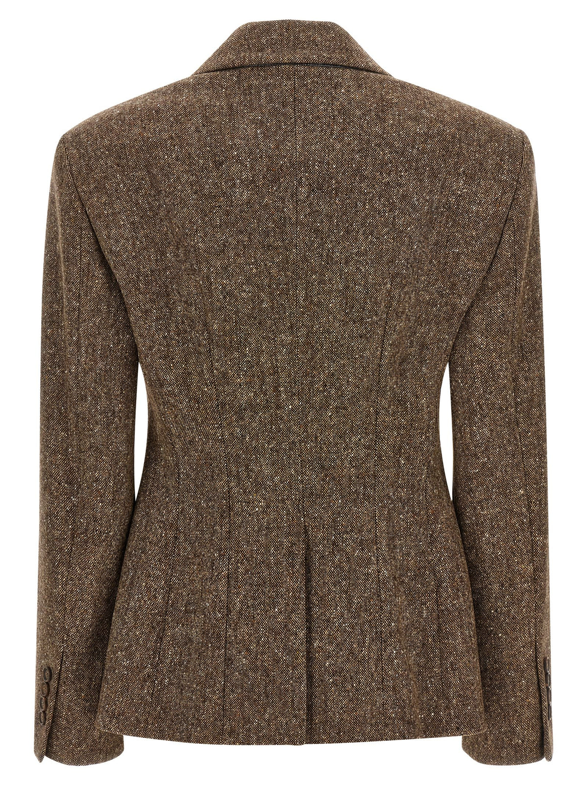 Brunello Cucinelli Brown Virgin Wool Blazer