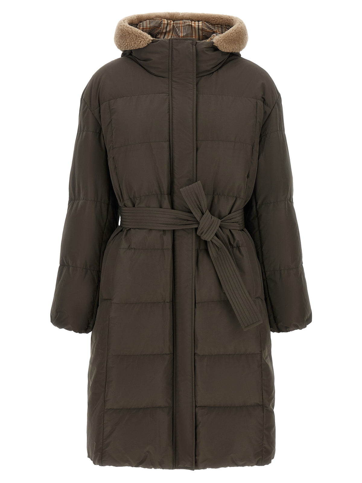Brunello Cucinelli Bicolor Cotton Coat - IT44