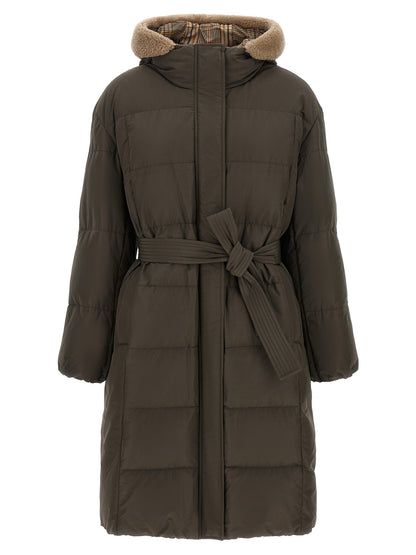 Brunello Cucinelli Bicolor Cotton Coat - IT44