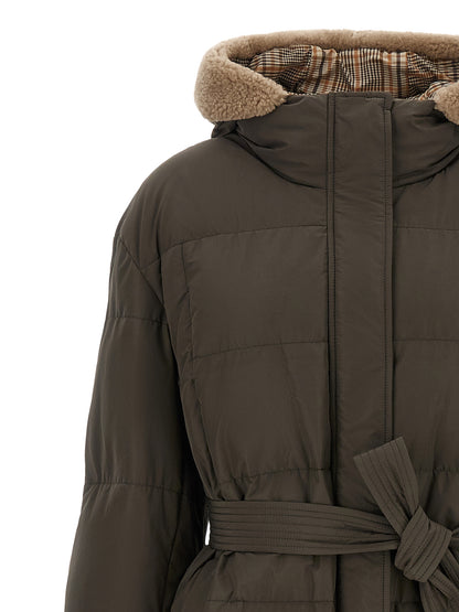 Brunello Cucinelli Bicolor Cotton Coat - IT44
