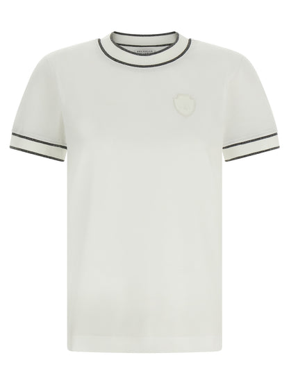 Brunello Cucinelli White Cotton T-Shirt