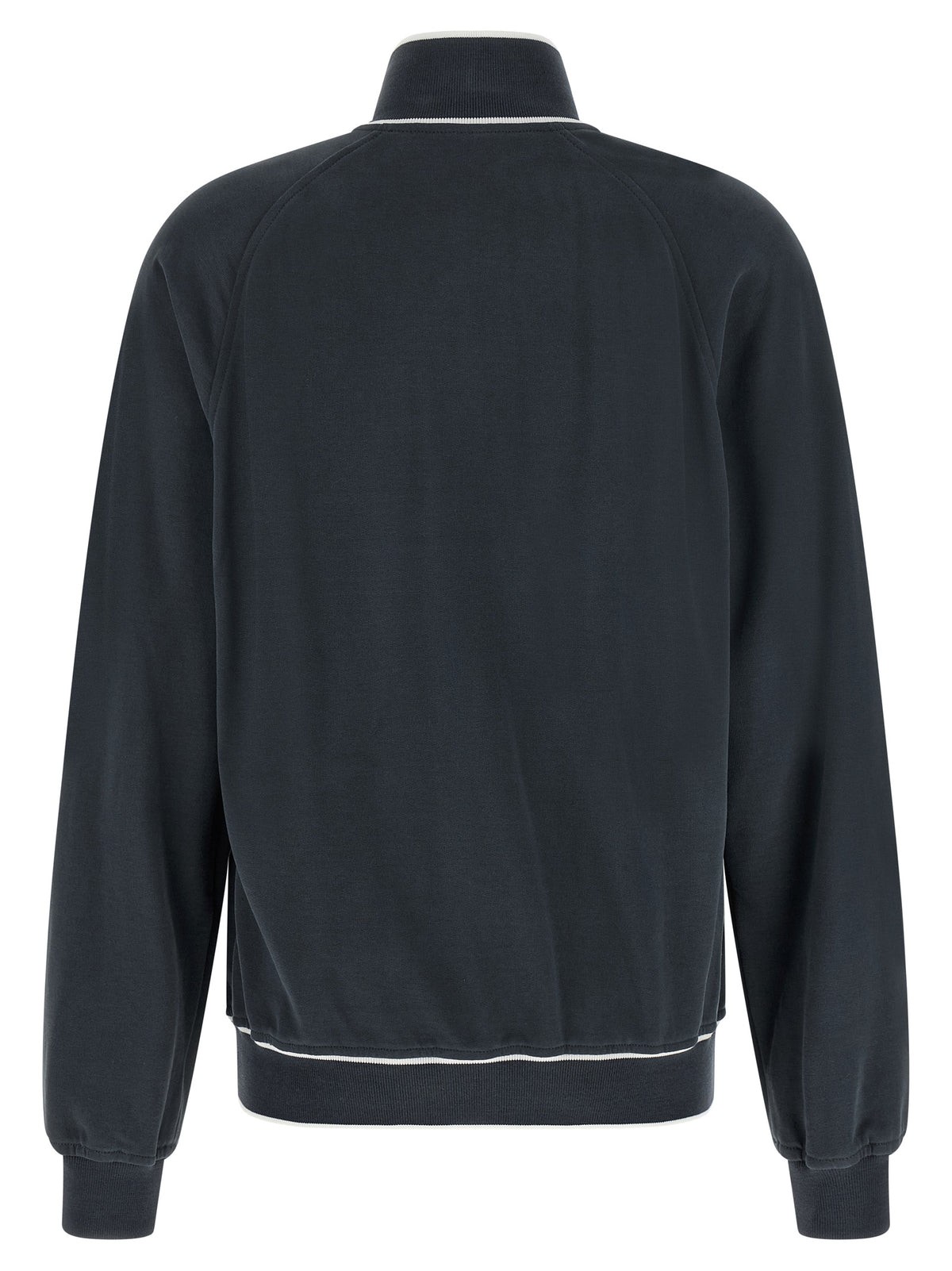 Brunello Cucinelli Blue Cotton Sweatshirt