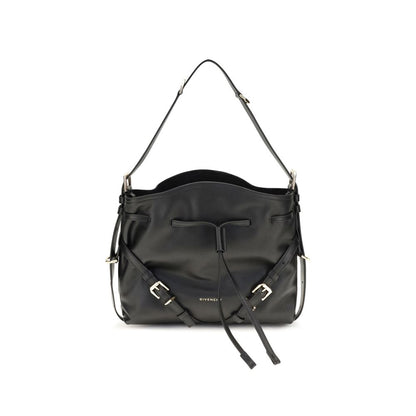 Givenchy Black Calf Leather Bos Taurus Bucket Bag