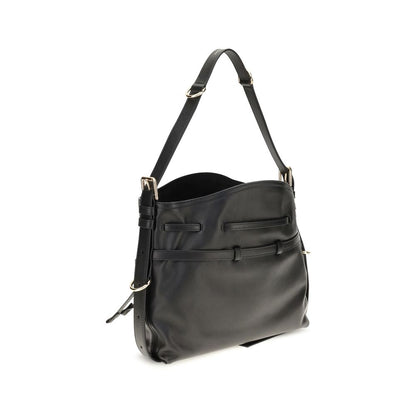 Givenchy Black Calf Leather Bos Taurus Bucket Bag