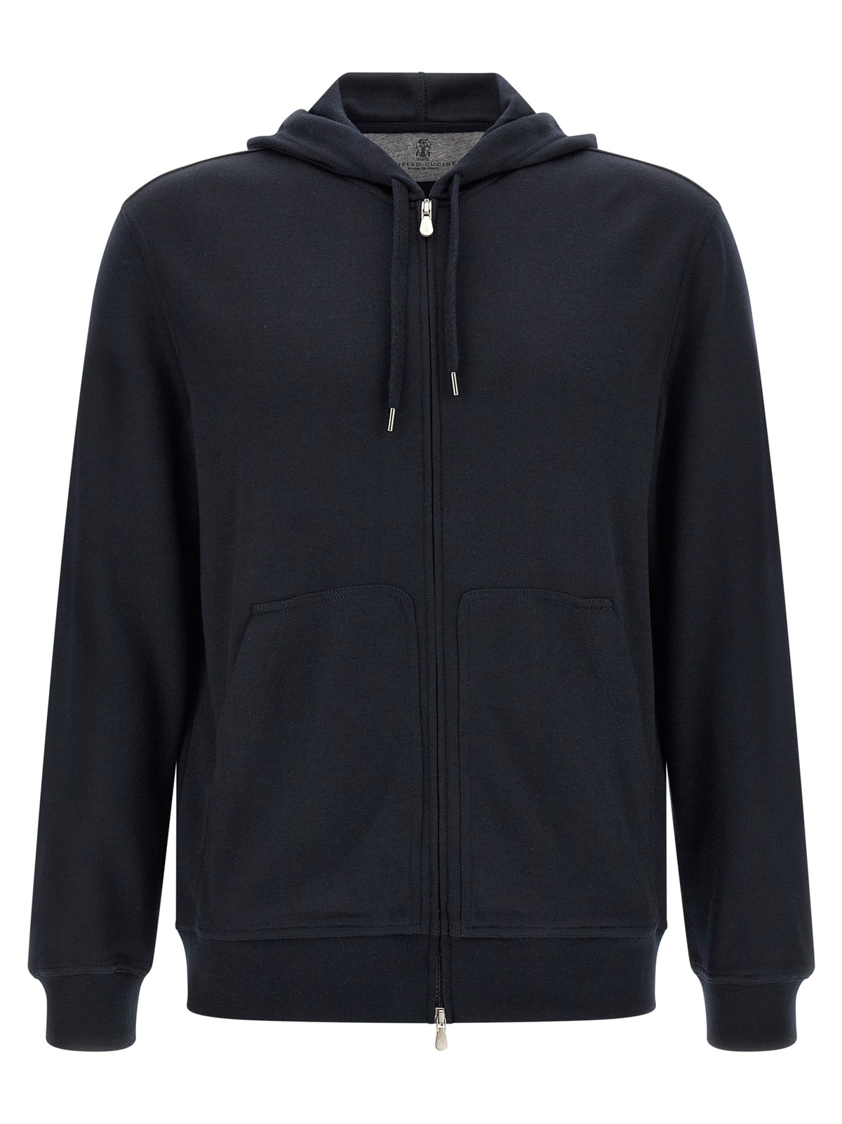 Brunello Cucinelli Blue Cashmere Sweatshirt