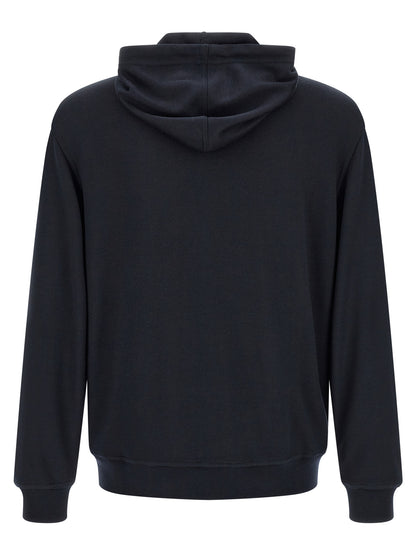 Brunello Cucinelli Blue Cashmere Sweatshirt