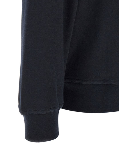 Brunello Cucinelli Blue Cashmere Sweatshirt