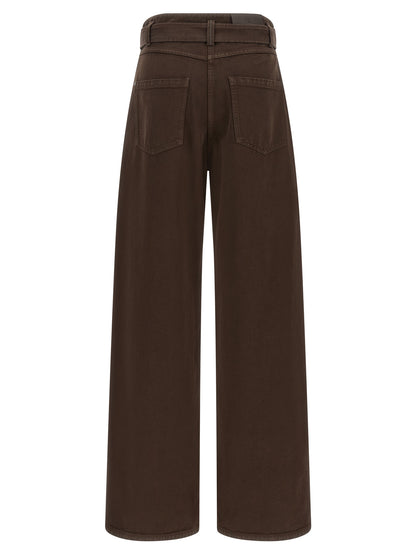 Brunello Cucinelli Brown Cotton Jeans Denim