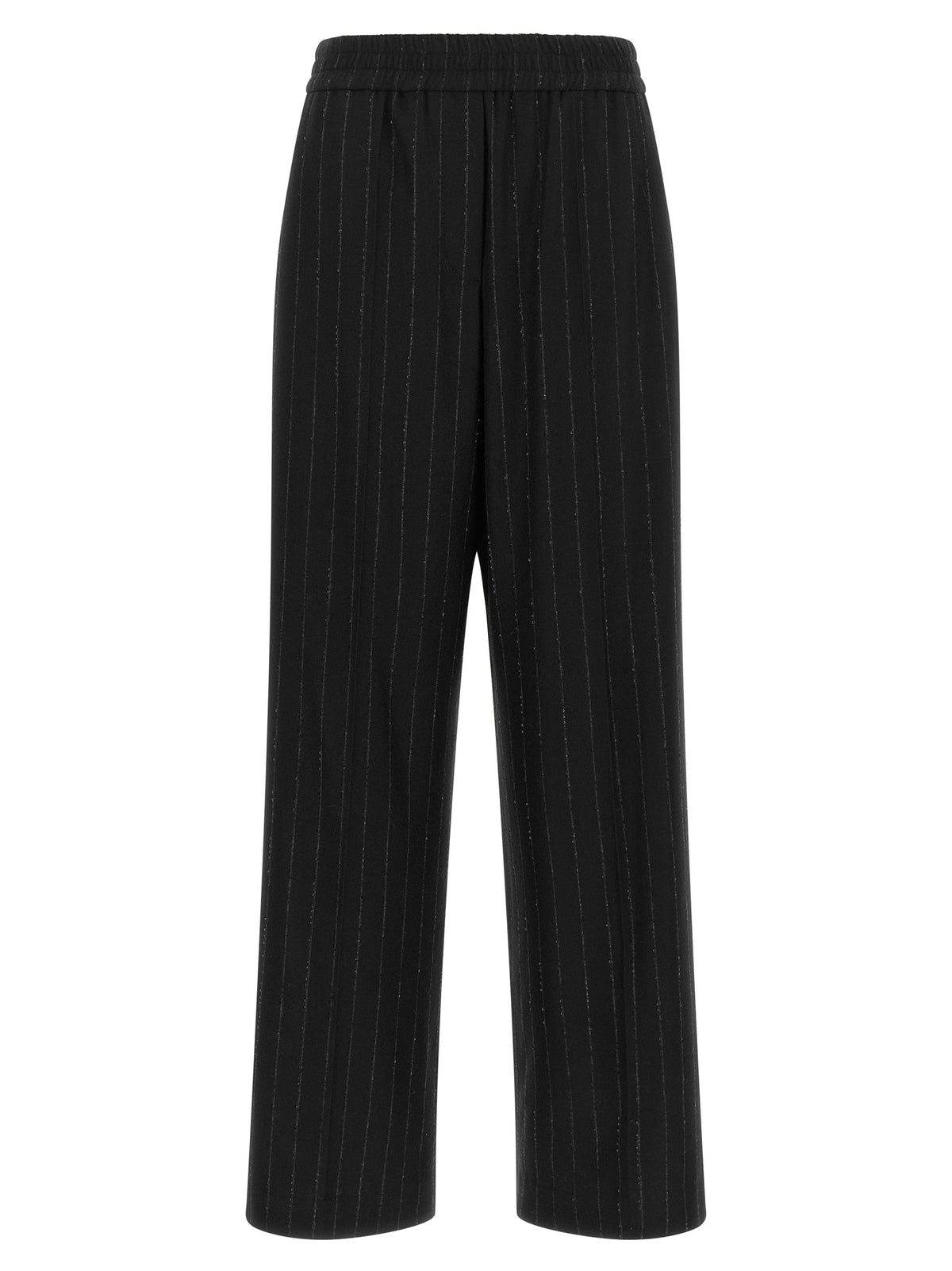 Brunello Cucinelli Blue Virgin Wool Casual Pants IT40