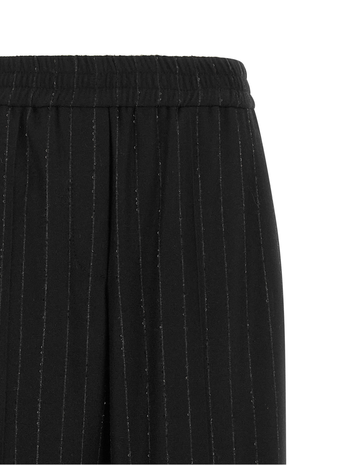 Brunello Cucinelli Blue Virgin Wool Casual Pants IT40
