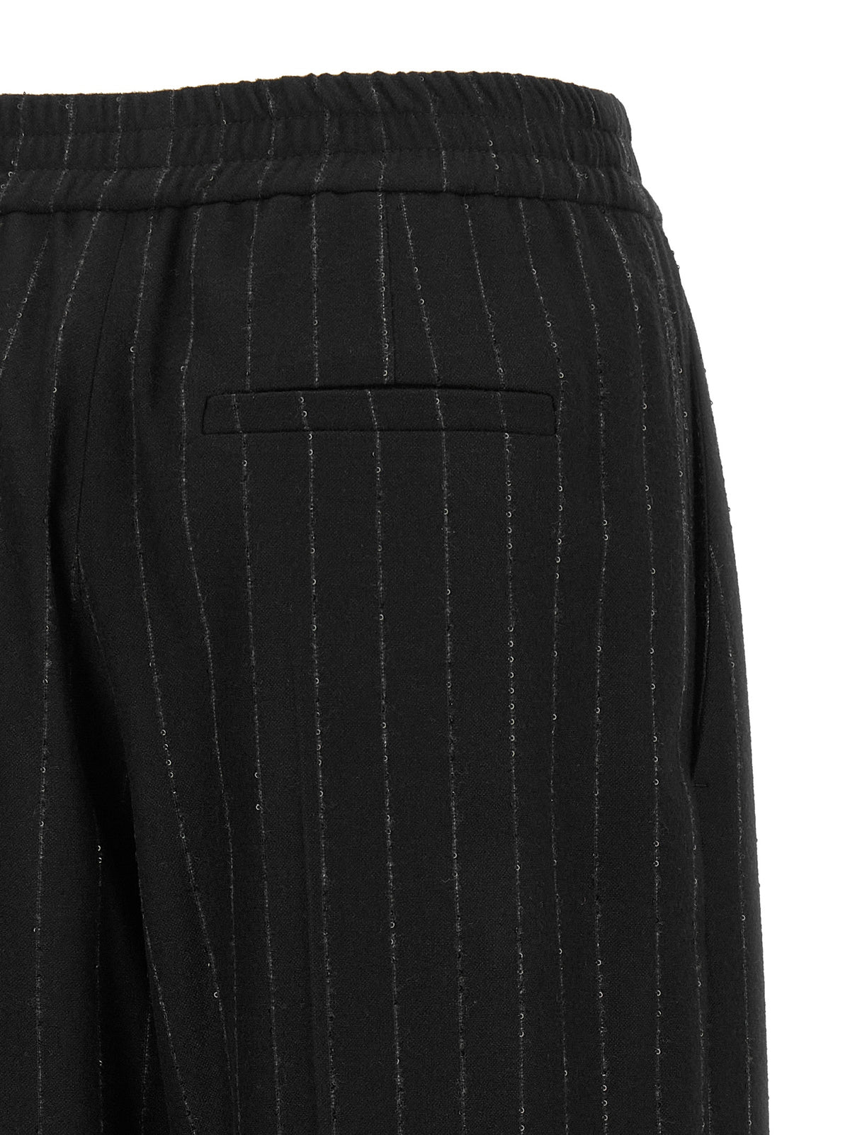 Brunello Cucinelli Blue Virgin Wool Casual Pants IT40
