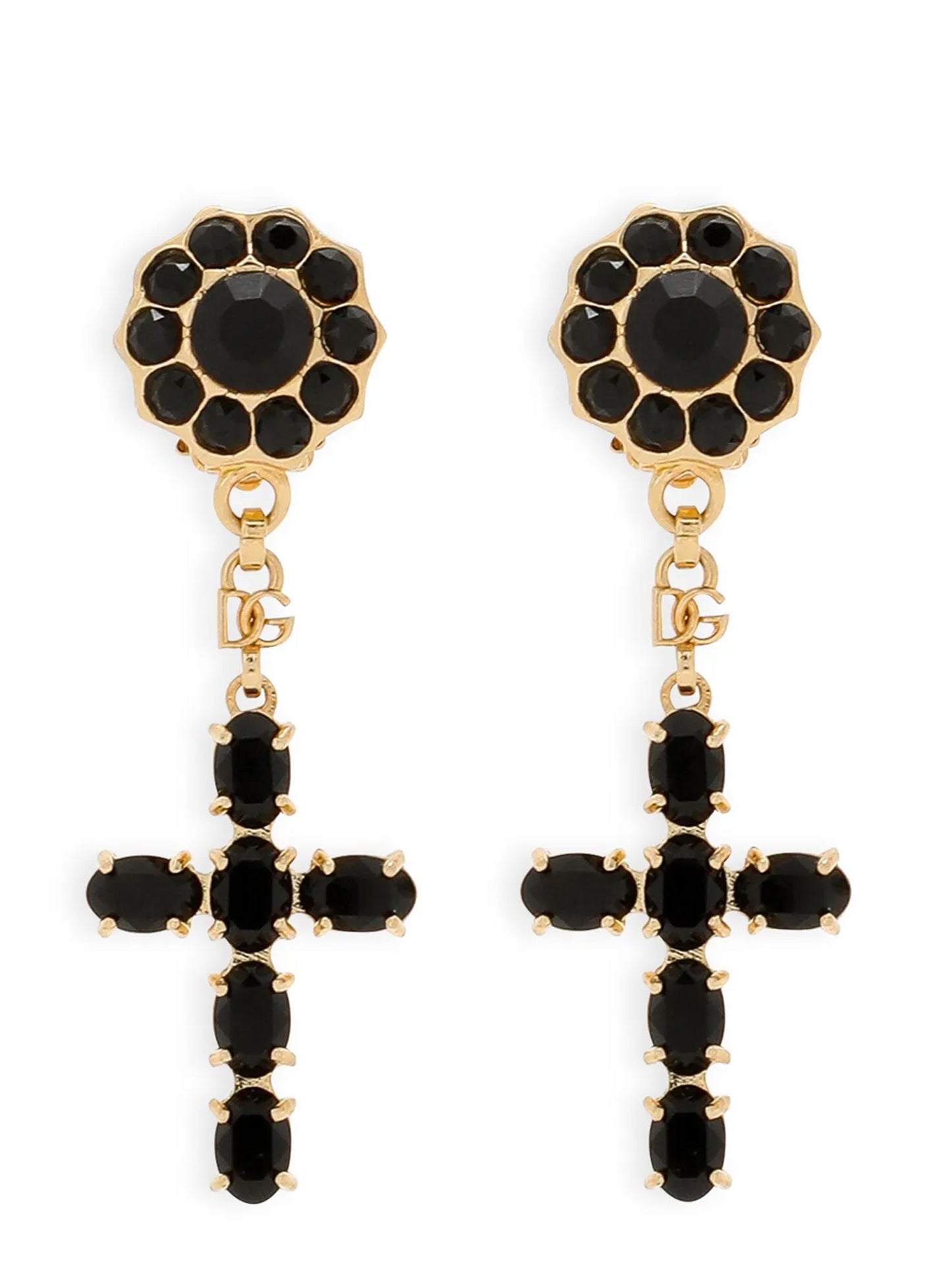 Dolce & Gabbana Gold Brass Earrings