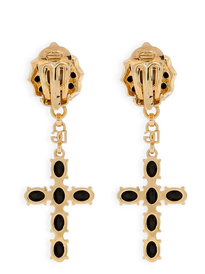 Dolce & Gabbana Gold Brass Earrings